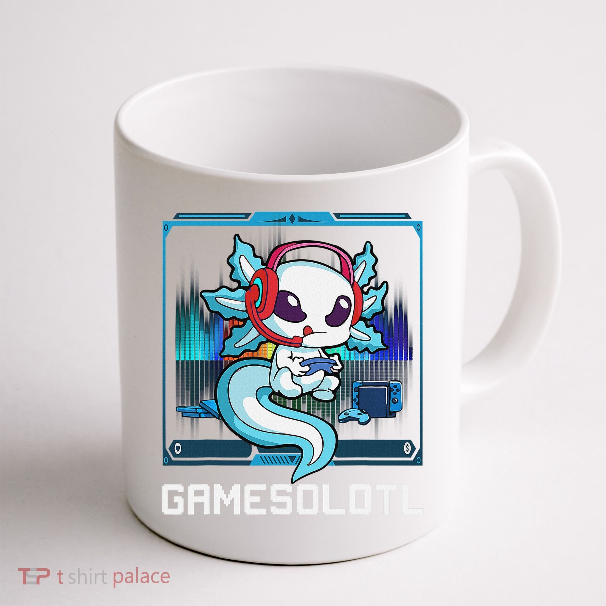 Cute Axolotl Lover Gamesalotl Gaming Axolotl Coffee Mug