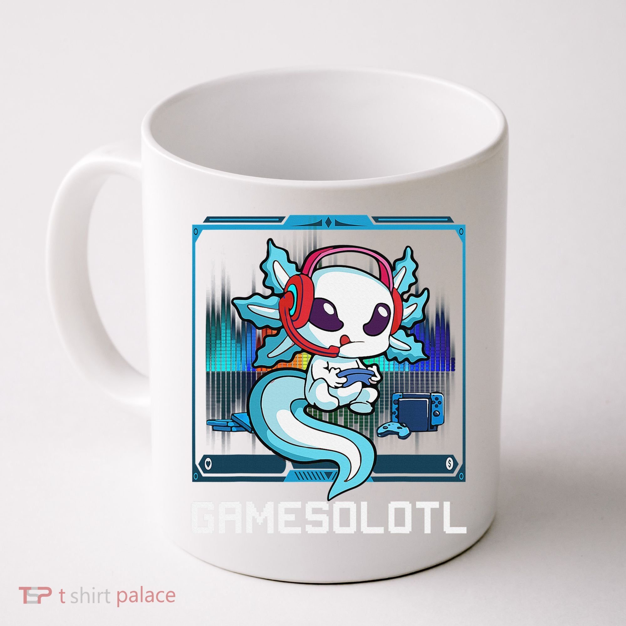 Cute Axolotl Lover Gamesalotl Gaming Axolotl Coffee Mug