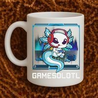 Cute Axolotl Lover Gamesalotl Gaming Axolotl Coffee Mug thumb 2