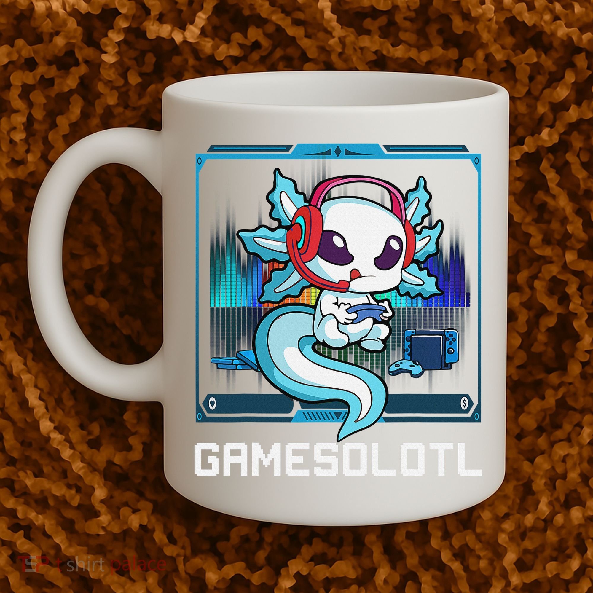 Cute Axolotl Lover Gamesalotl Gaming Axolotl Coffee Mug