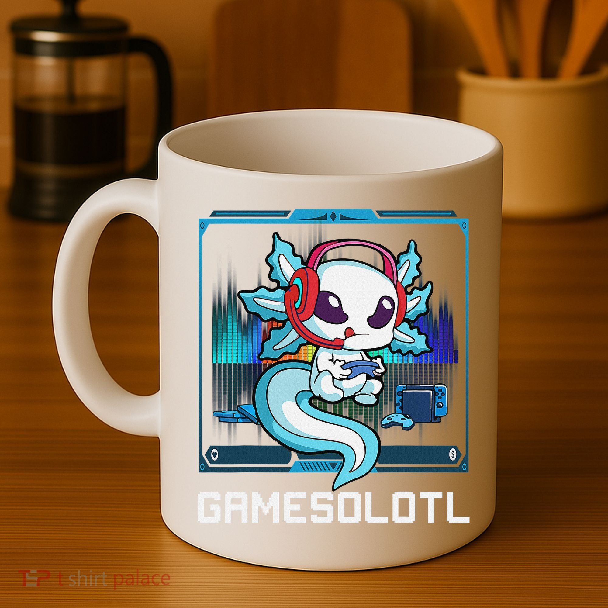 Cute Axolotl Lover Gamesalotl Gaming Axolotl Coffee Mug