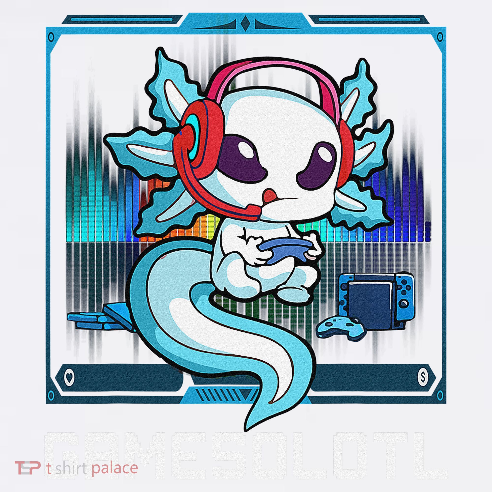 Cute Axolotl Lover Gamesalotl Gaming Axolotl Women's Hoodie