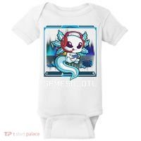 Cute Axolotl Lover Gamesalotl Gaming Axolotl Baby Bodysuit thumb 0