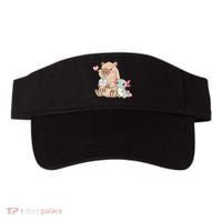 Cute Axolotl Lover Capybara Kawaii Anime Drinking Bubble Tea Visor thumb 0