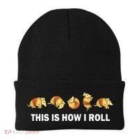 Cute Armadillo Lover This Is How I Roll Armadillo Beanie thumb 0