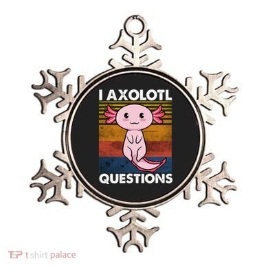 Cute Axolotl Lover Funny I Axolotl Questions Ornament
