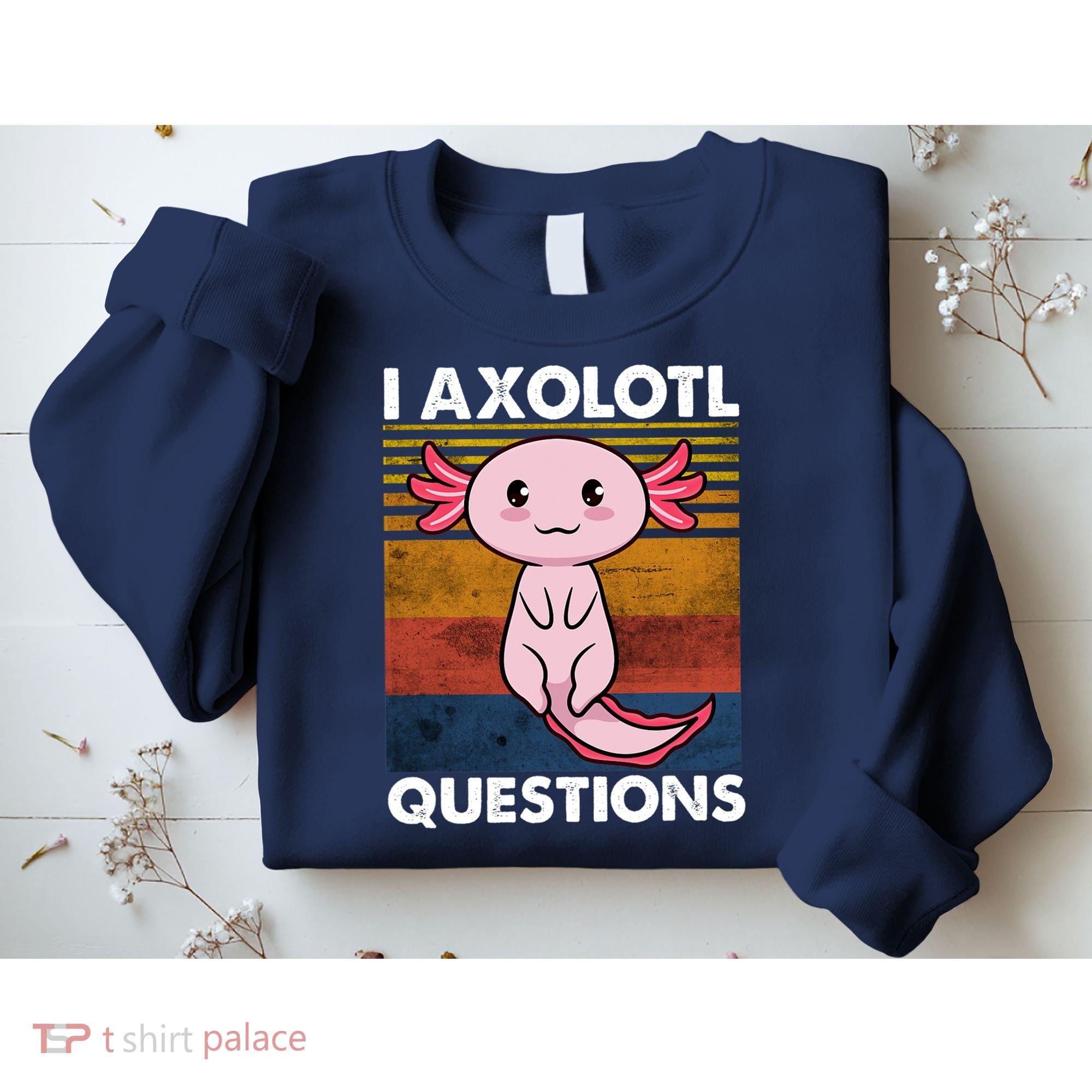 Cute Axolotl Lover Funny I Axolotl Questions Sweatshirt