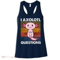 Cute Axolotl Lover Funny I Axolotl Questions Women's Tank Top thumb 0