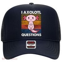 Cute Axolotl Lover Funny I Axolotl Questions Hat thumb 0