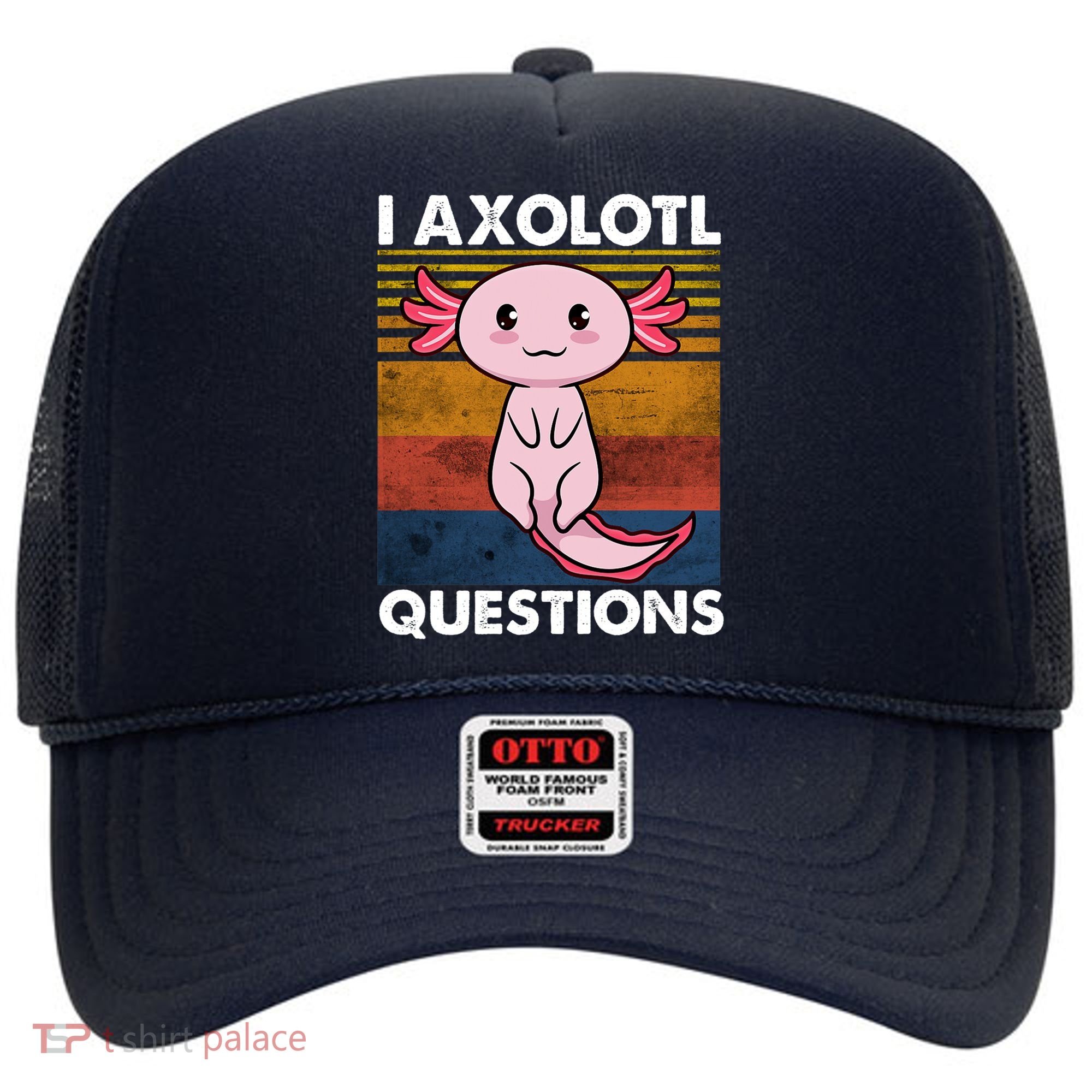 Cute Axolotl Lover Funny I Axolotl Questions Hat