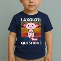 Cute Axolotl Lover Funny I Axolotl Questions Toddler T-Shirt thumb 2