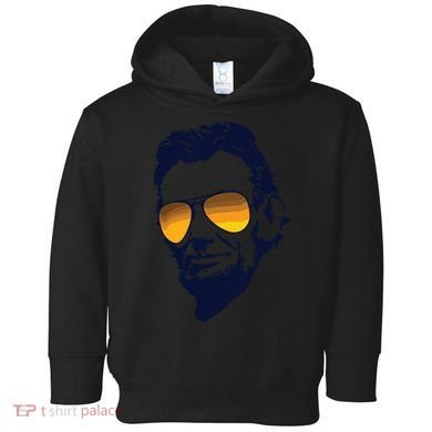 Cool Abraham Lincoln Honest Abe In Sunglasses Graphic Toddler Hoodie