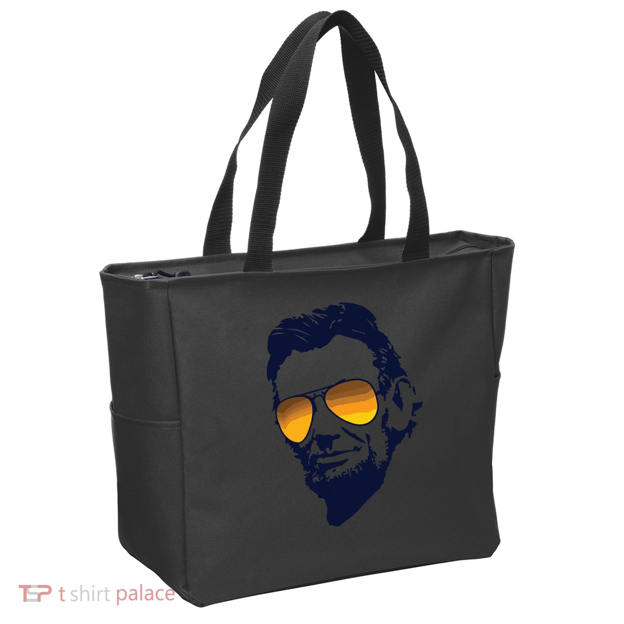 Cool Abraham Lincoln Honest Abe In Sunglasses Graphic Tote Bag