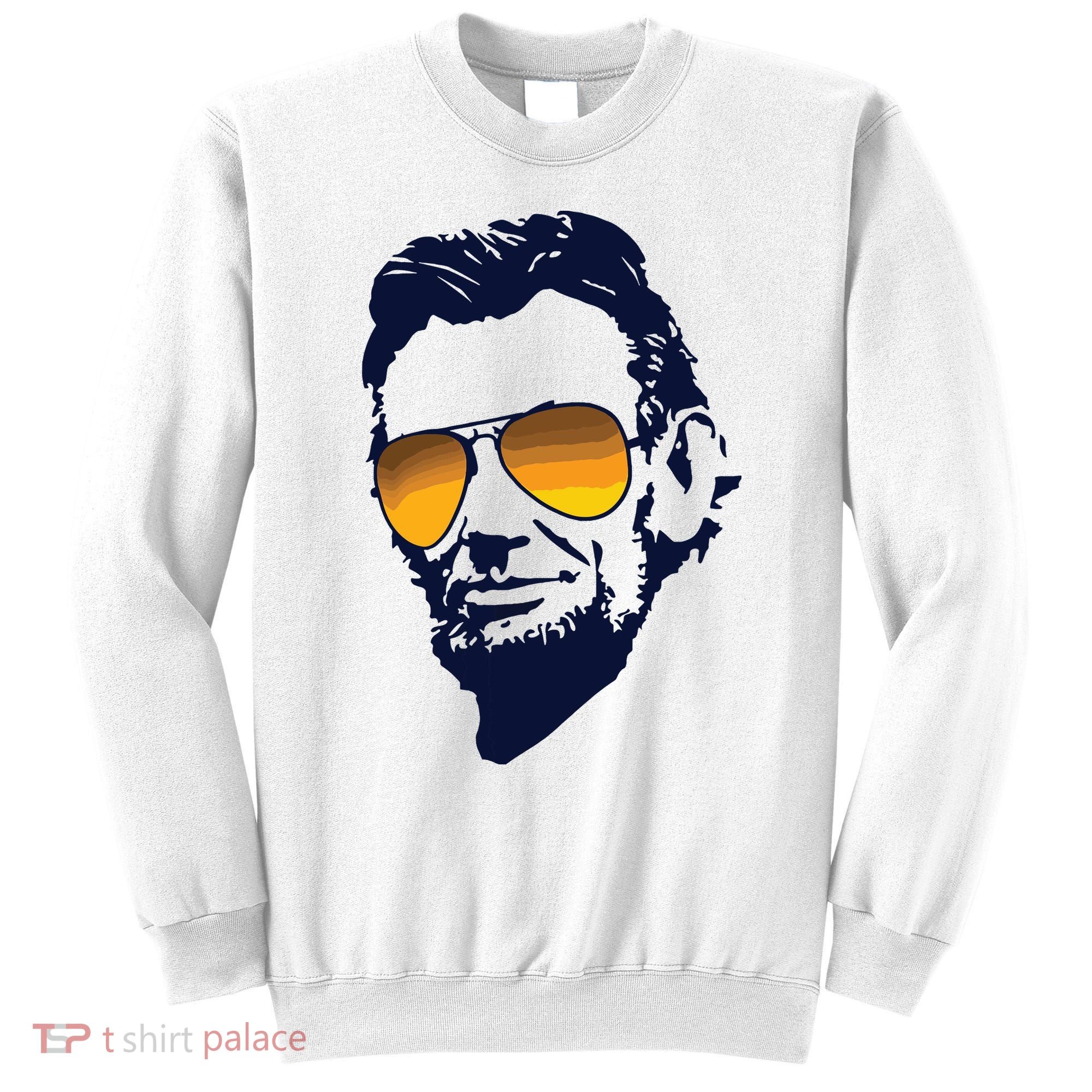 Cool Abraham Lincoln Honest Abe In Sunglasses Graphic Sweatshirt
