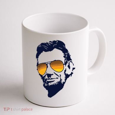 Cool Abraham Lincoln Honest Abe In Sunglasses Graphic Coffee Mug back