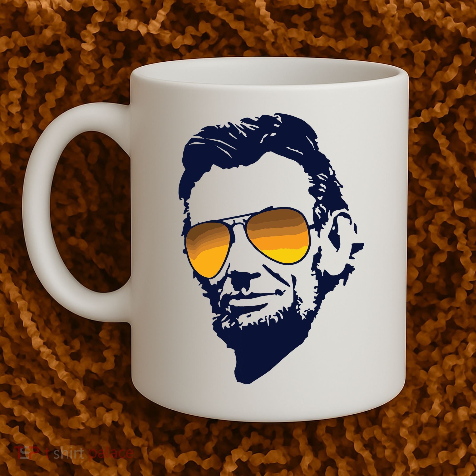 Cool Abraham Lincoln Honest Abe In Sunglasses Graphic Coffee Mug