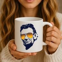 Cool Abraham Lincoln Honest Abe In Sunglasses Graphic Coffee Mug thumb 3