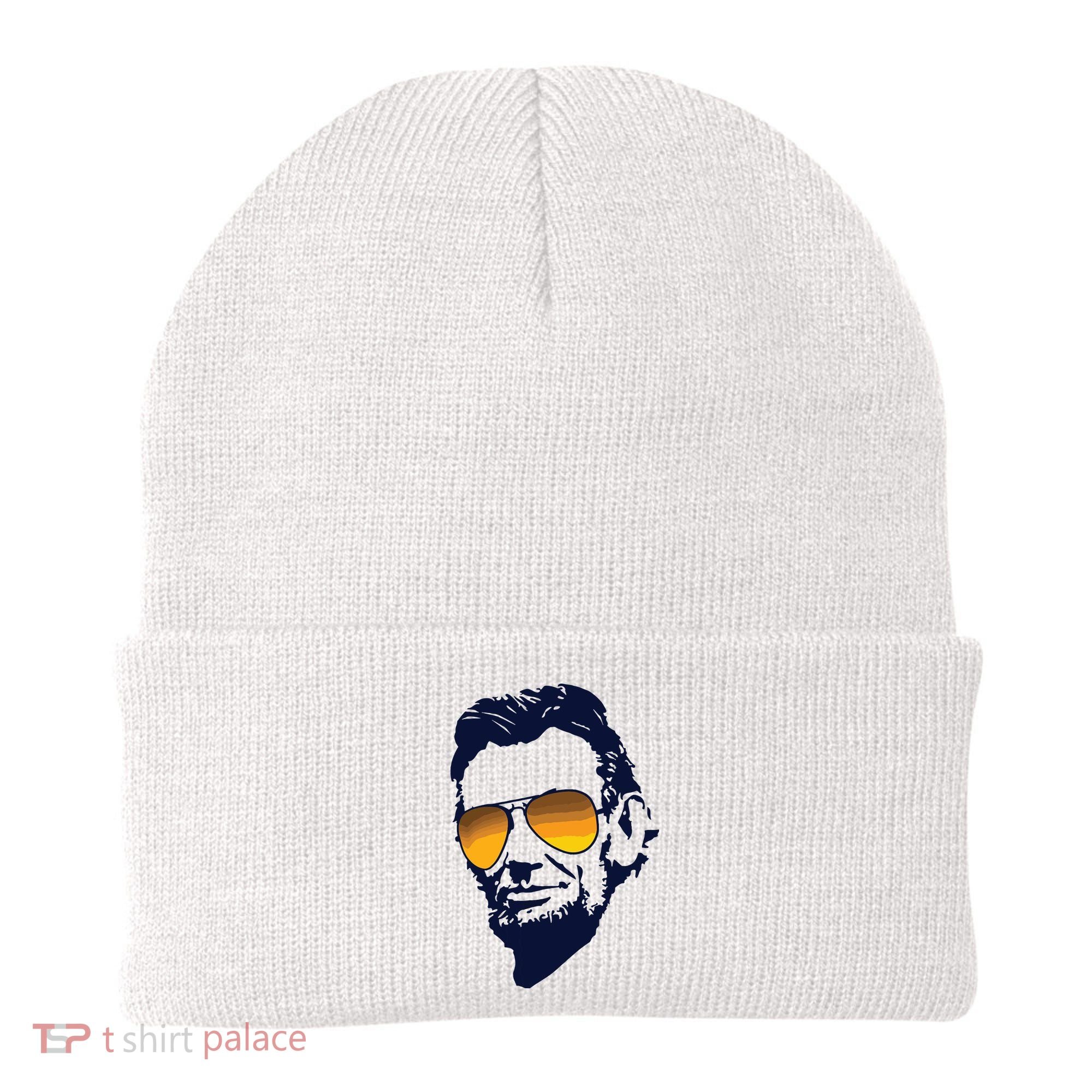 Cool Abraham Lincoln Honest Abe In Sunglasses Graphic Beanie