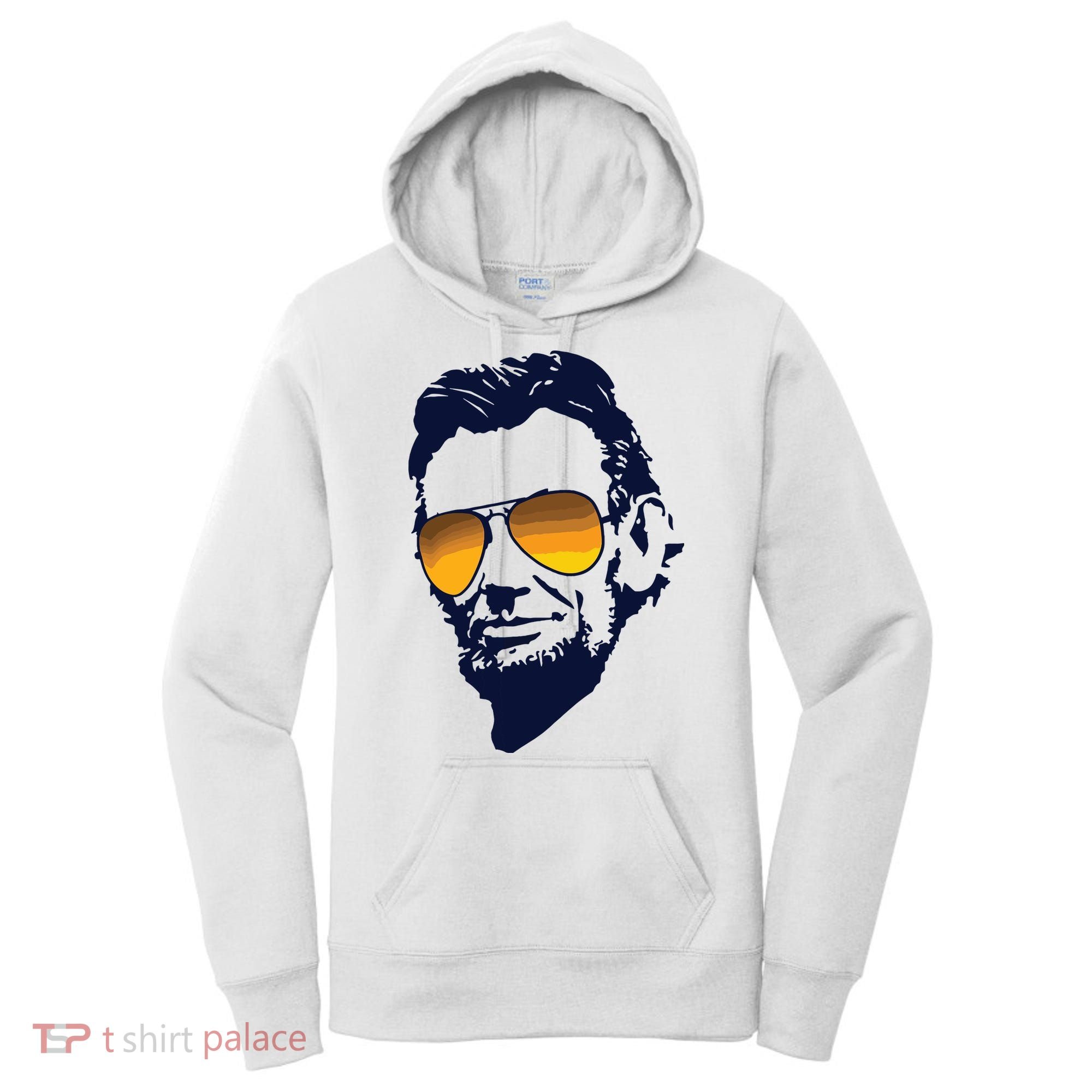 Cool Abraham Lincoln Honest Abe In Sunglasses Graphic Women's Hoodie