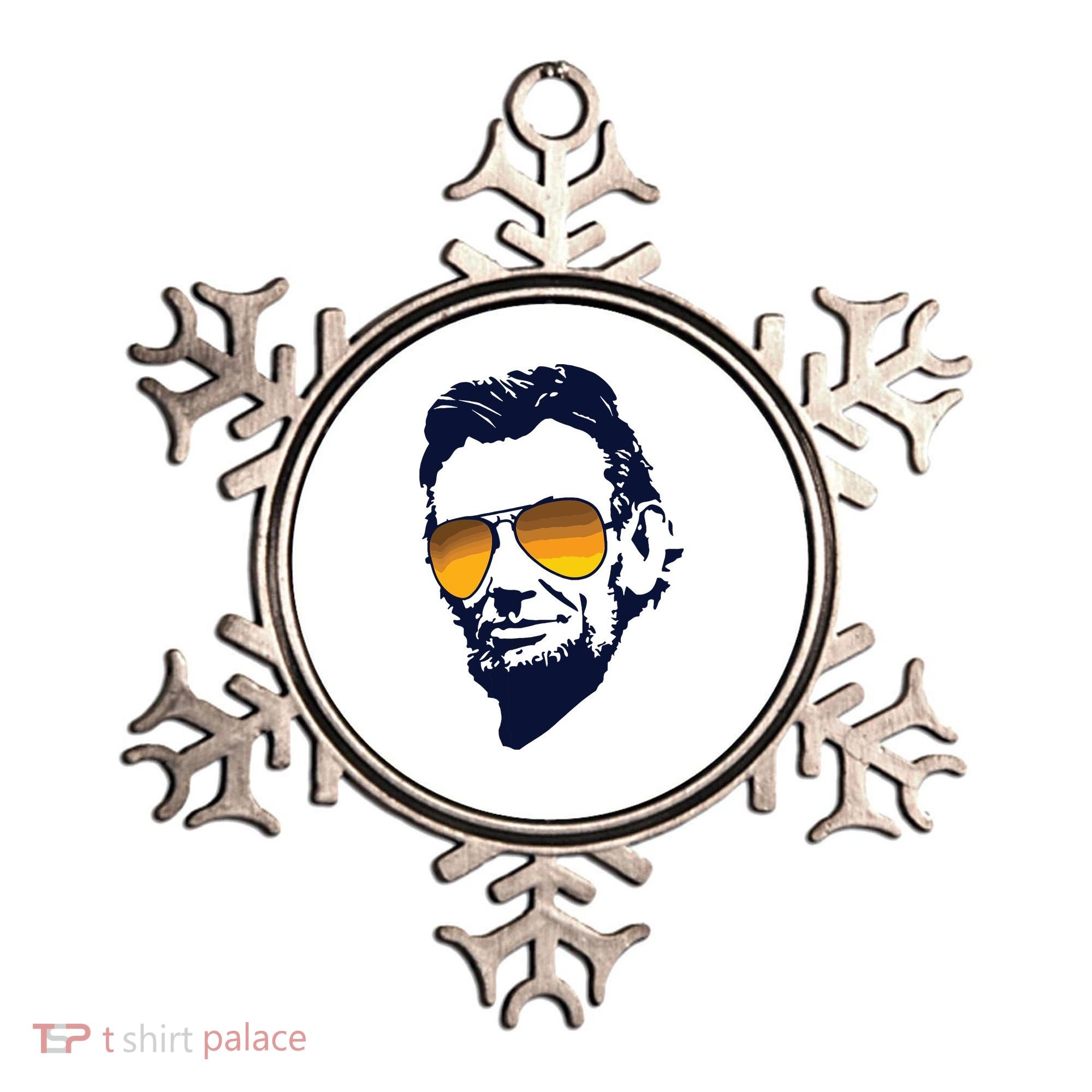 Cool Abraham Lincoln Honest Abe In Sunglasses Graphic Ornament