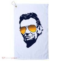Cool Abraham Lincoln Honest Abe In Sunglasses Graphic Golf Towel thumb 0