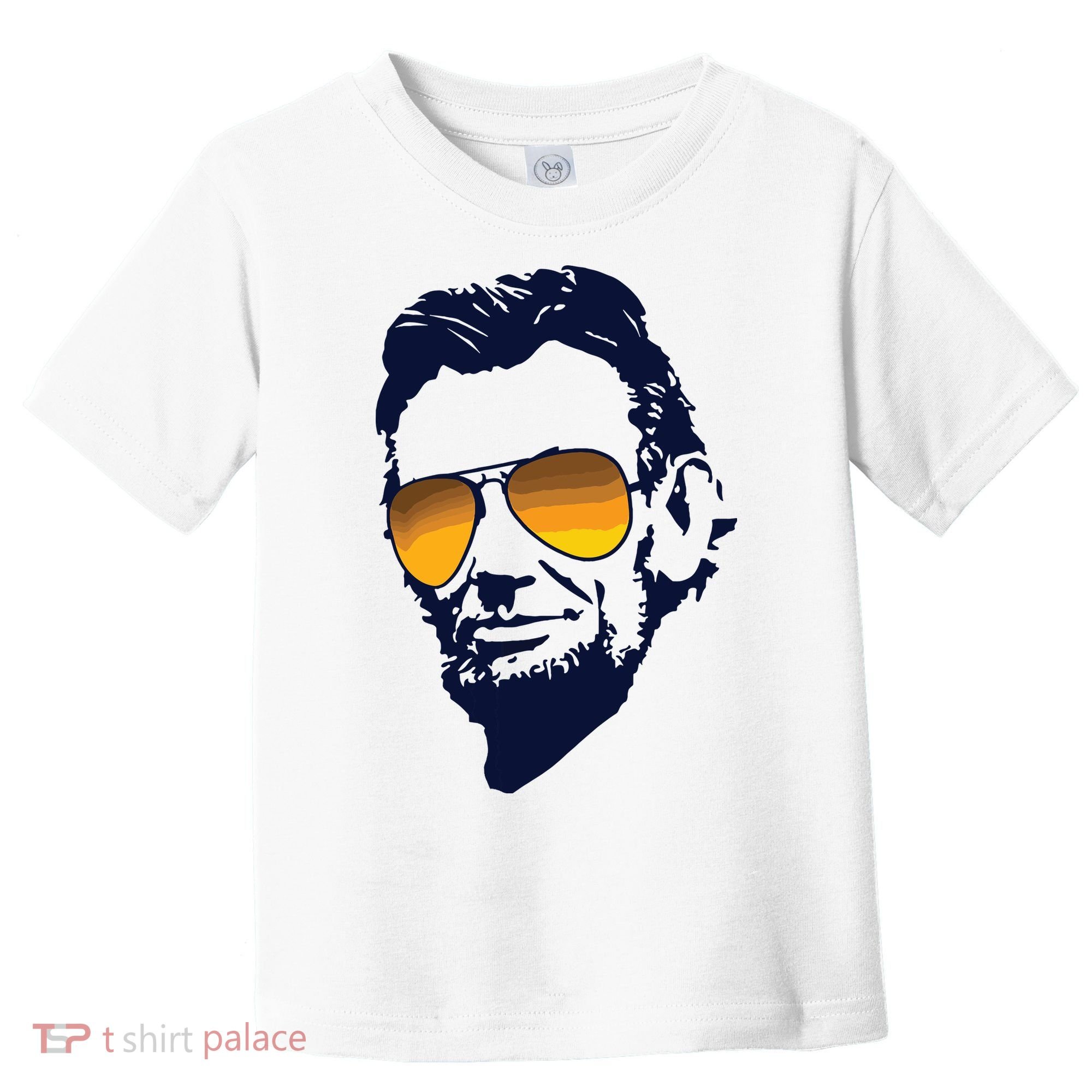 Cool Abraham Lincoln Honest Abe In Sunglasses Graphic Toddler T-Shirt