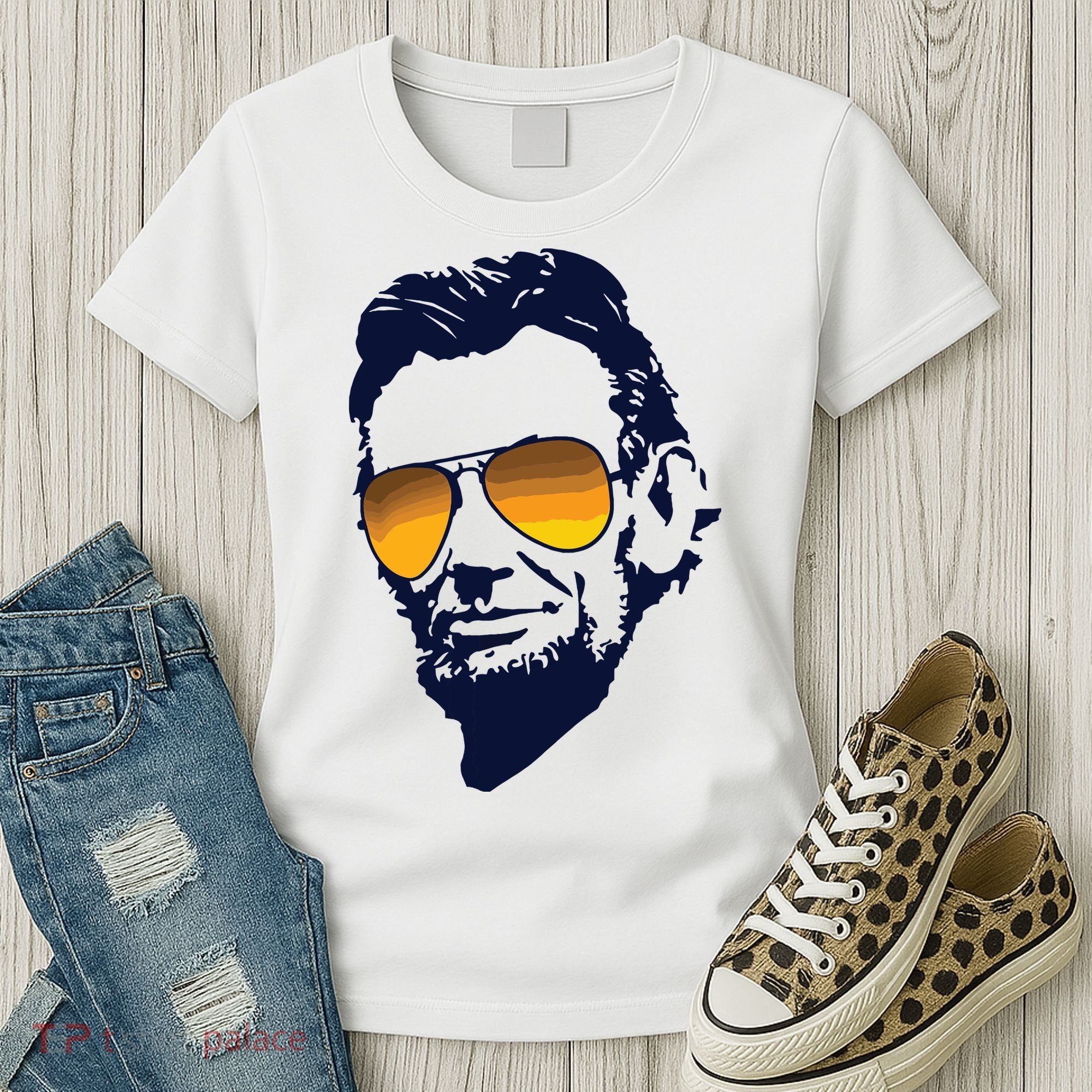 Cool Abraham Lincoln Honest Abe In Sunglasses Graphic Women's T-Shirt