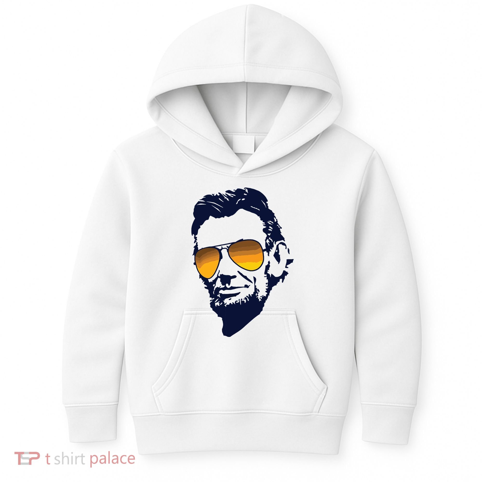 Cool Abraham Lincoln Honest Abe In Sunglasses Graphic Kids Hoodie