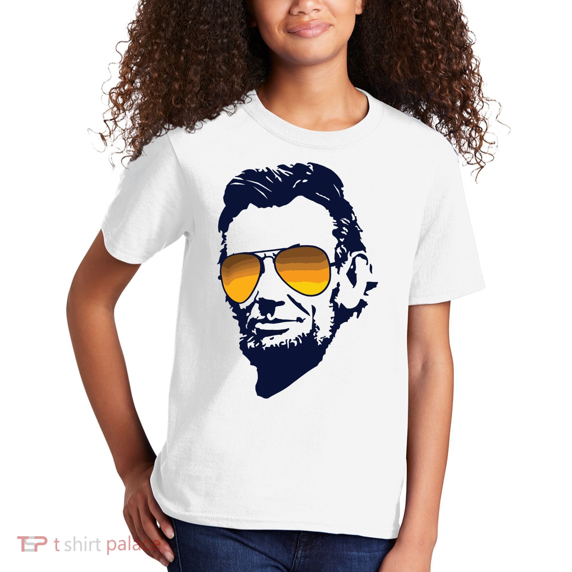 Cool Abraham Lincoln Honest Abe In Sunglasses Graphic Kids T-Shirt