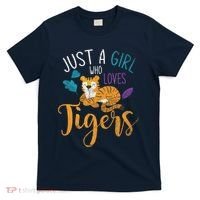 Cute Animal Lover Wildlife Wo Girl Tiger T-Shirt thumb 0