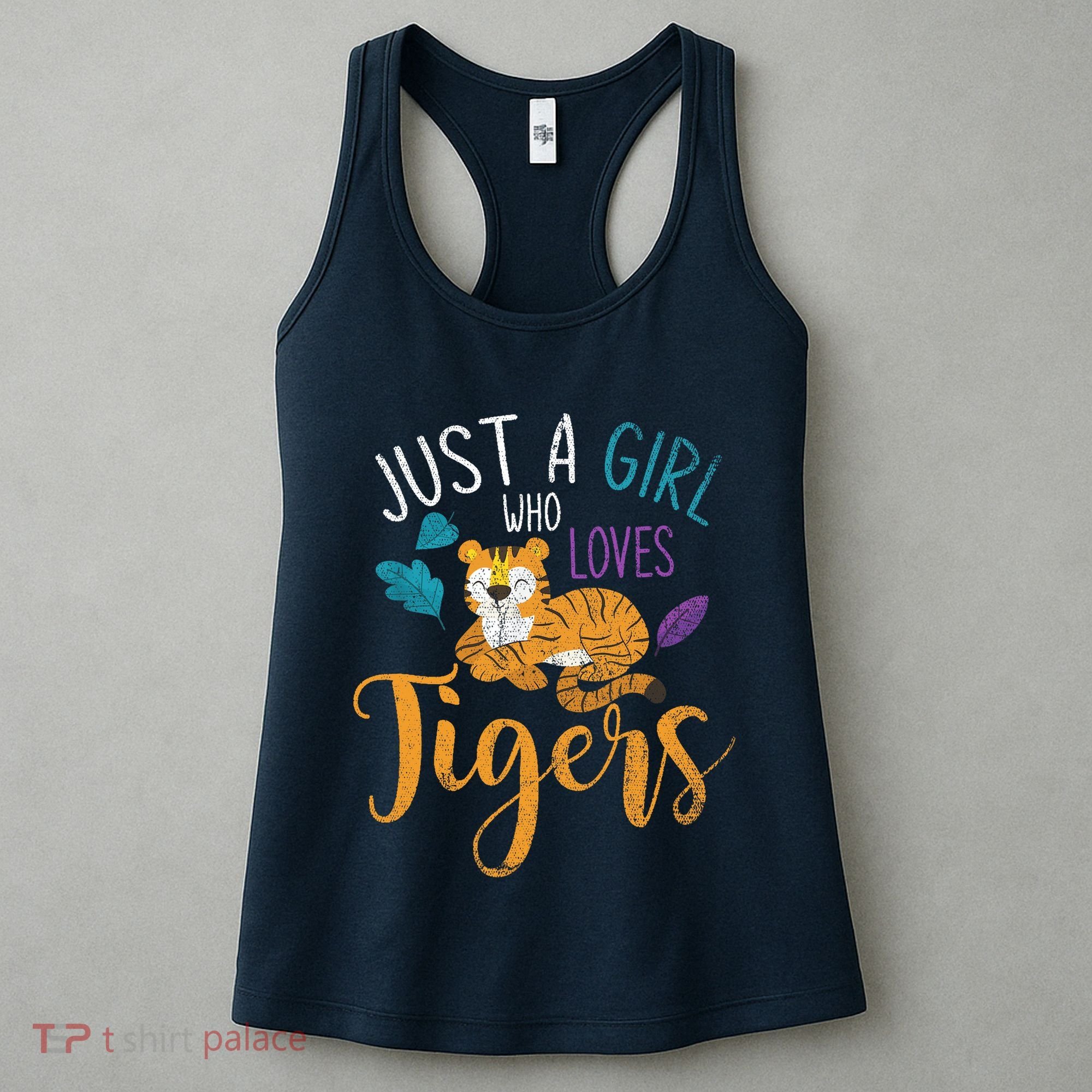 Cute Animal Lover Wildlife Wo Girl Tiger Women's Tank Top