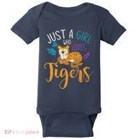Cute Animal Lover Wildlife Wo Girl Tiger Baby Bodysuit thumb 0