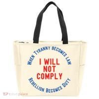 I Will Not Comply MAGA Conservative Anti Biden Tote Bag thumb 0