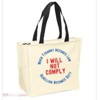 I Will Not Comply MAGA Conservative Anti Biden Tote Bag thumb 2