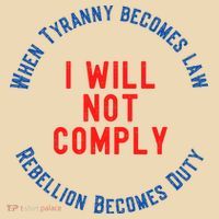 I Will Not Comply MAGA Conservative Anti Biden Tote Bag thumb 4