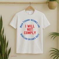 I Will Not Comply MAGA Conservative Anti Biden T-Shirt thumb 2