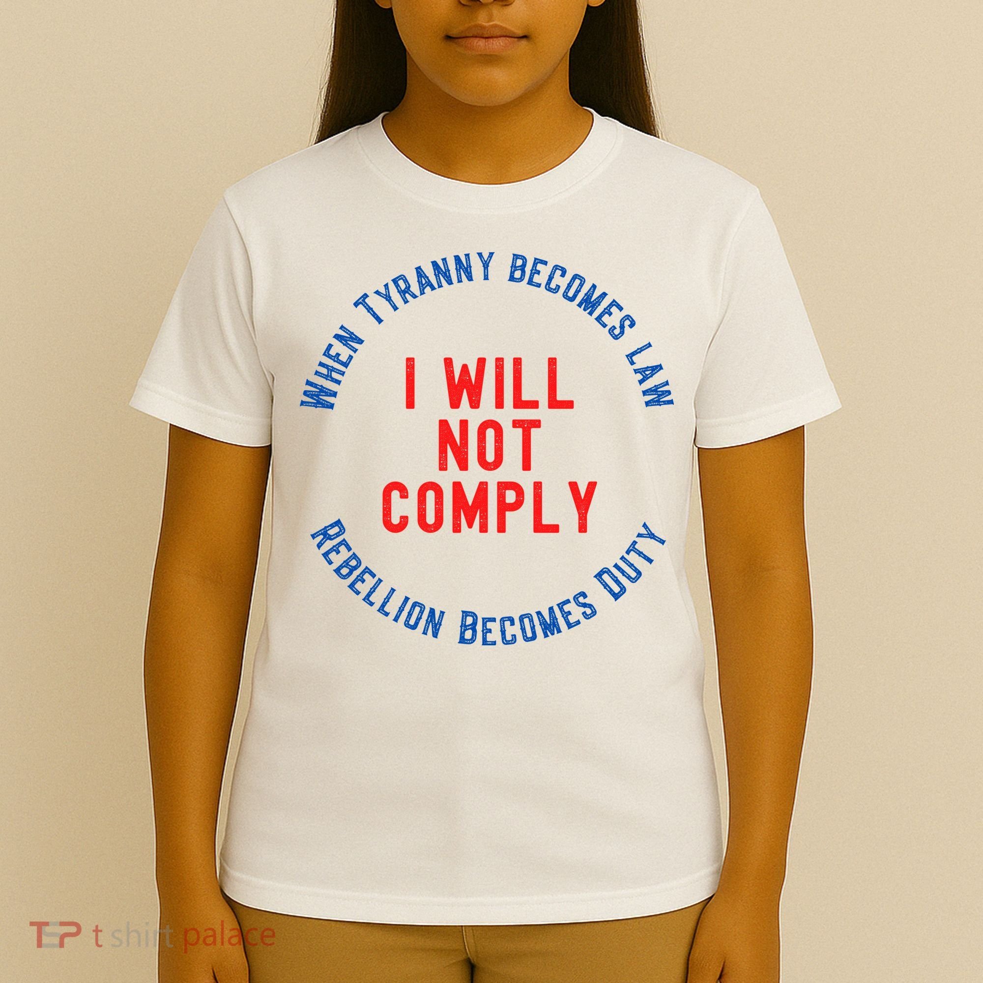 I Will Not Comply MAGA Conservative Anti Biden T-Shirt