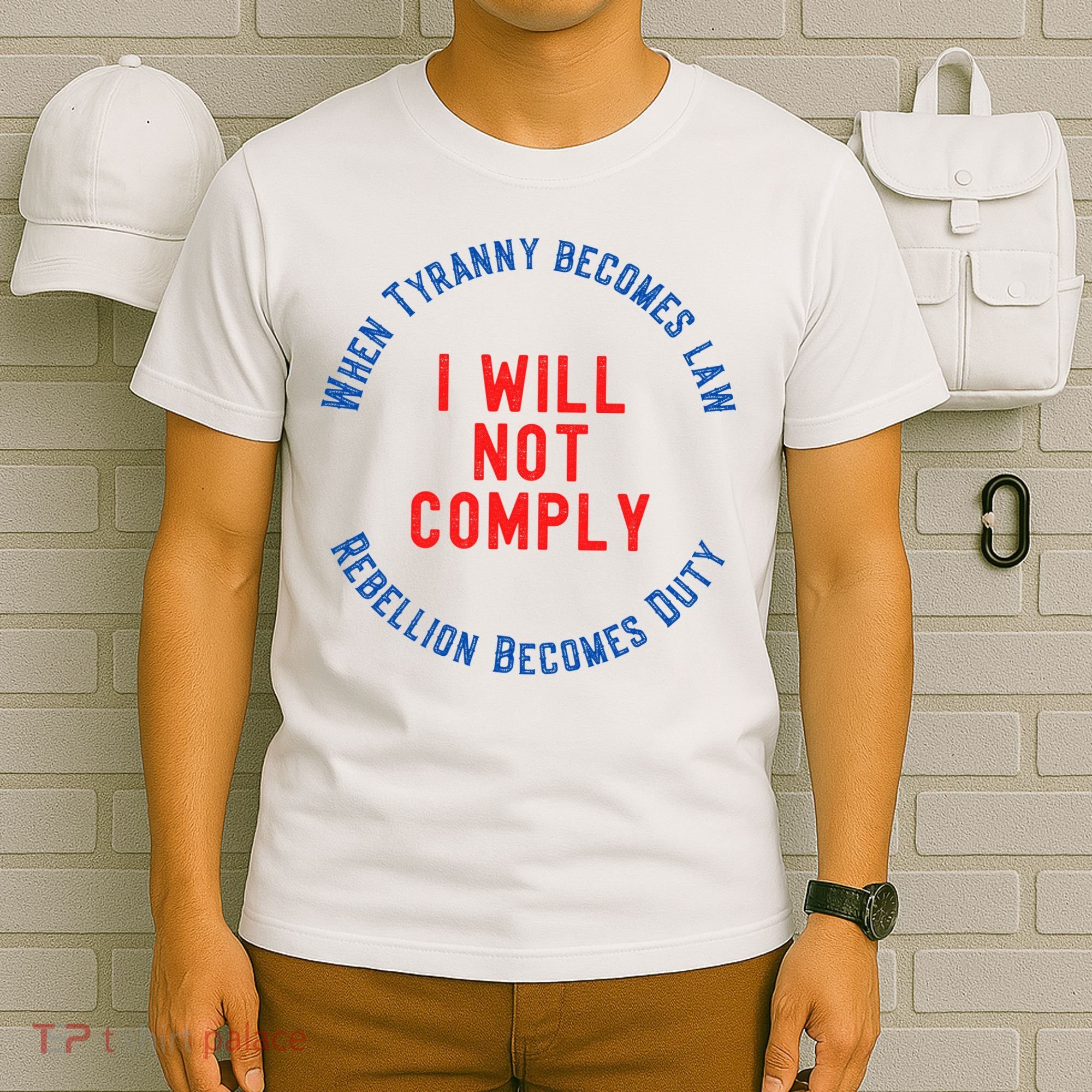 I Will Not Comply MAGA Conservative Anti Biden T-Shirt