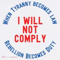 I Will Not Comply MAGA Conservative Anti Biden Polo thumb 3
