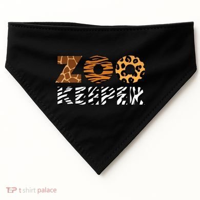 Cute Animal Lover Zoo Keeper Gift USA-Made Doggie Bandana