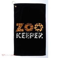 Cute Animal Lover Zoo Keeper Gift Golf Towel thumb 0