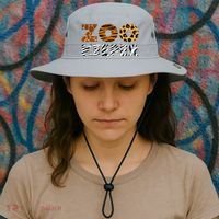 Cute Animal Lover Zoo Keeper Gift Bucket Hat thumb 3