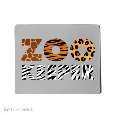 Cute Animal Lover Zoo Keeper Gift Mousepad