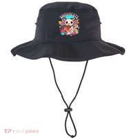Cute Axolotl Lover Snaxolotl Food Sweets Bucket Hat thumb 0