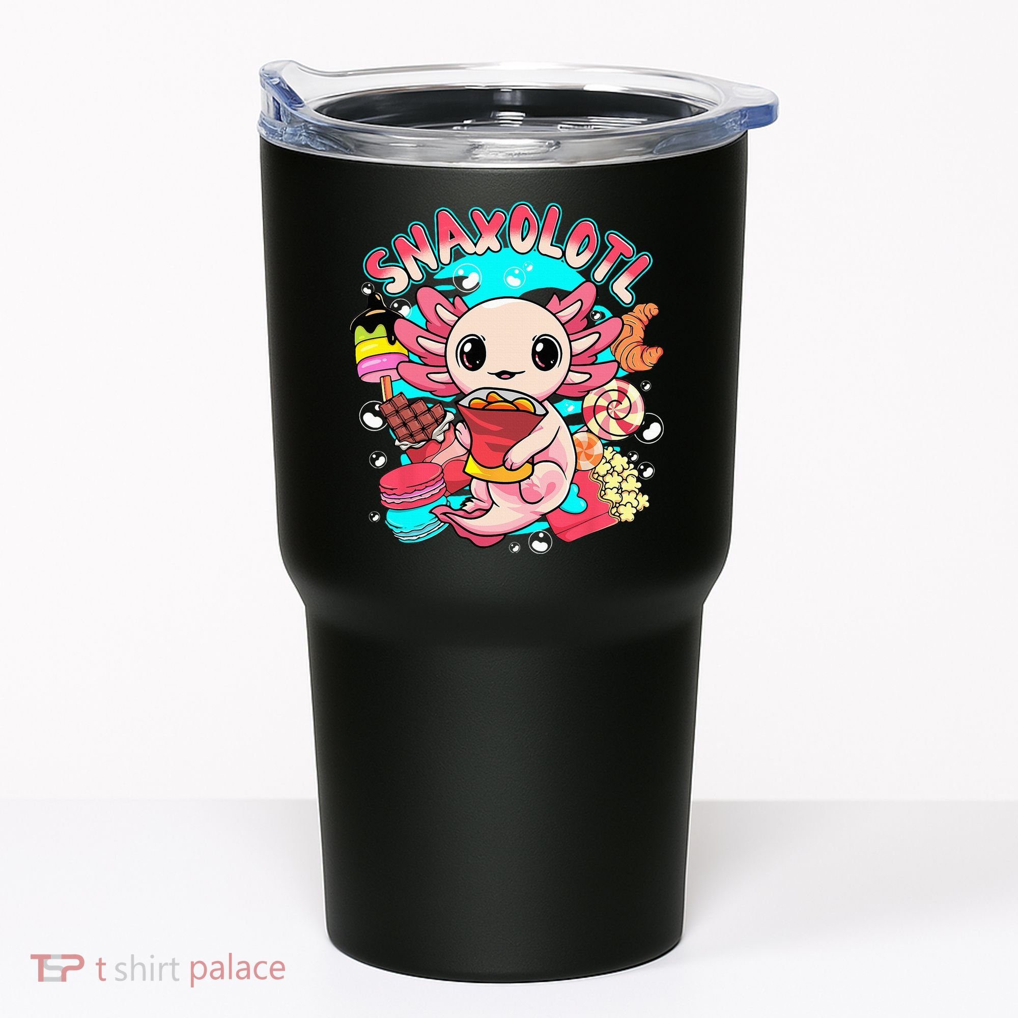 Cute Axolotl Lover Snaxolotl Food Sweets Tumbler