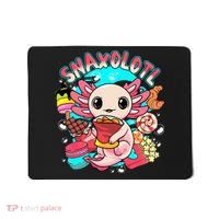 Cute Axolotl Lover Snaxolotl Food Sweets Mousepad thumb 0