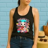 Cute Axolotl Lover Snaxolotl Food Sweets Women's Tank Top thumb 2