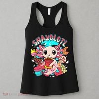 Cute Axolotl Lover Snaxolotl Food Sweets Women's Tank Top thumb 3