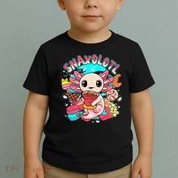 Cute Axolotl Lover Snaxolotl Food Sweets Toddler T-Shirt thumb 2