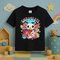 Cute Axolotl Lover Snaxolotl Food Sweets Toddler T-Shirt thumb 3